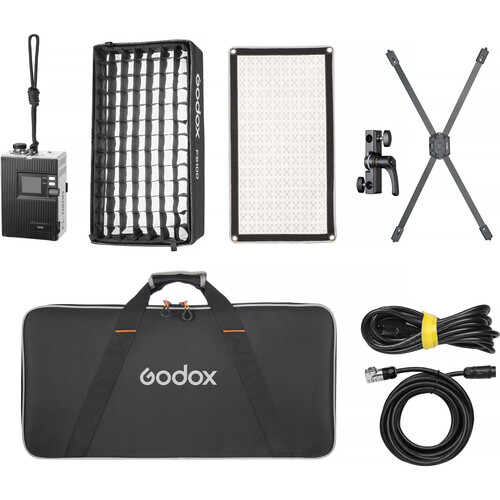 Đèn Led Godox FL100R K1 Dạng Vải Có Thể Gập Lại Với Bộ Điều Khiển Từ Xa 100W 40x60cm